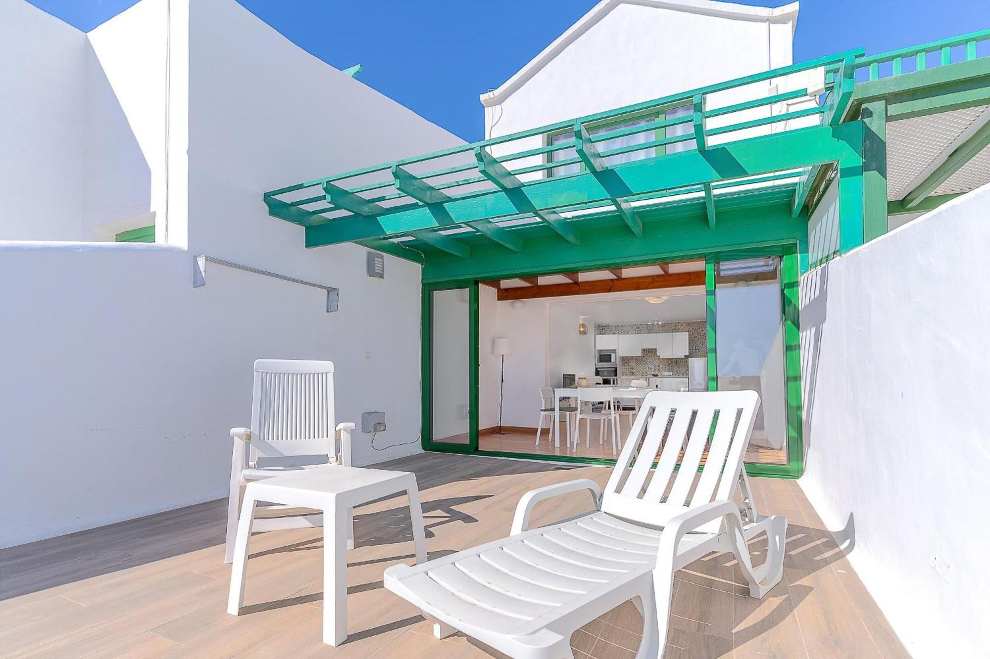 Fantastico Apartamento Con Terraza Y Vistas Al Mar Коста Тегисе Екстериор снимка