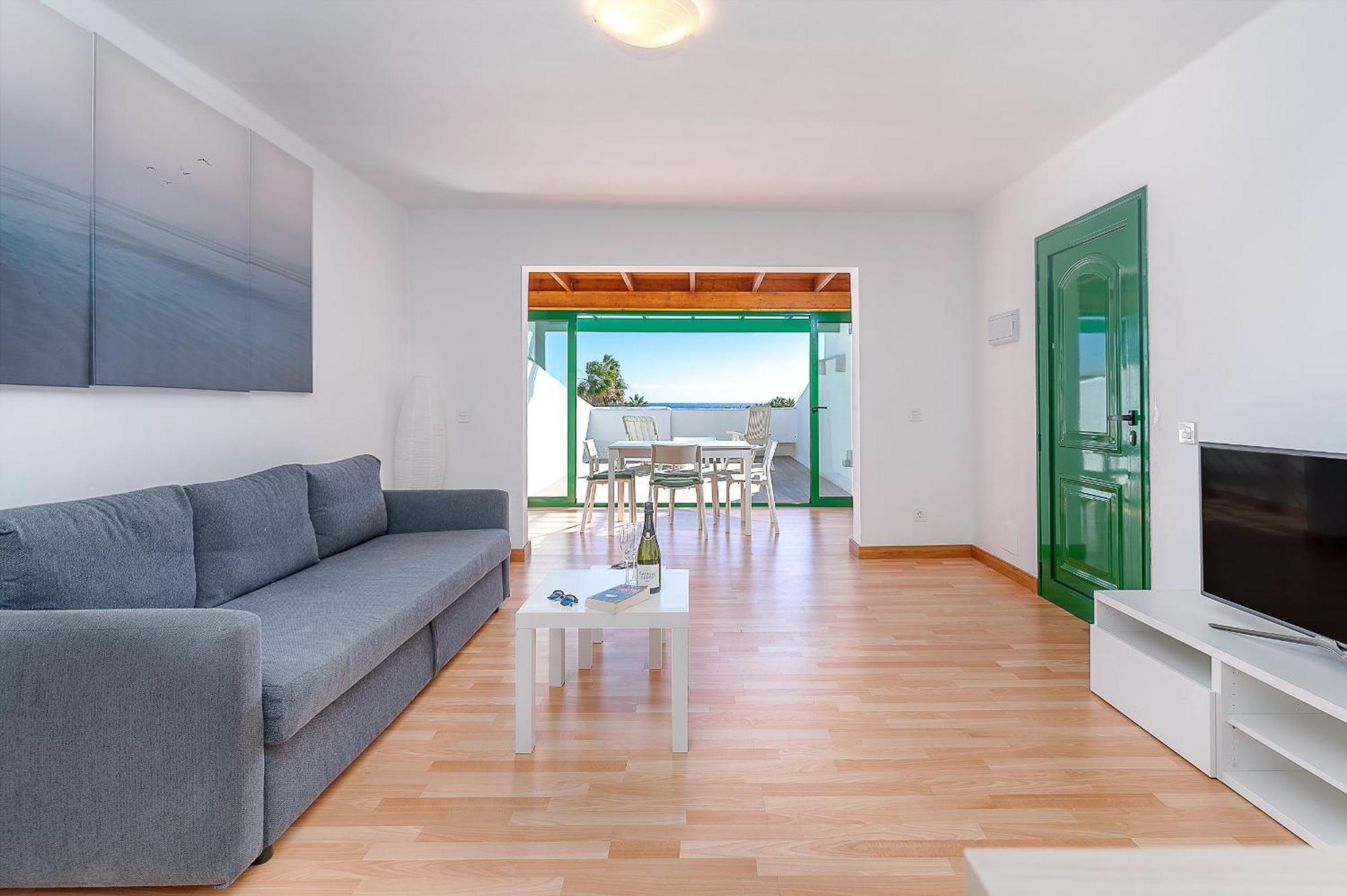 Fantastico Apartamento Con Terraza Y Vistas Al Mar Коста Тегисе Екстериор снимка