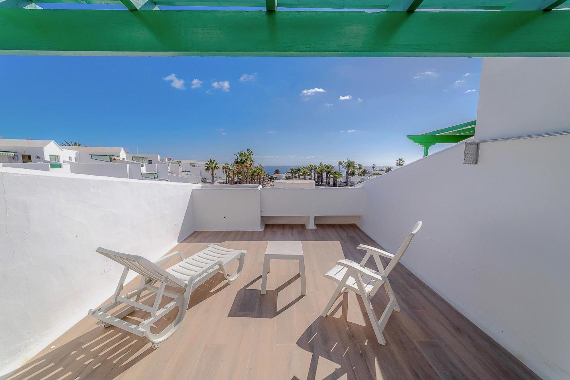 Fantastico Apartamento Con Terraza Y Vistas Al Mar Коста Тегисе Екстериор снимка